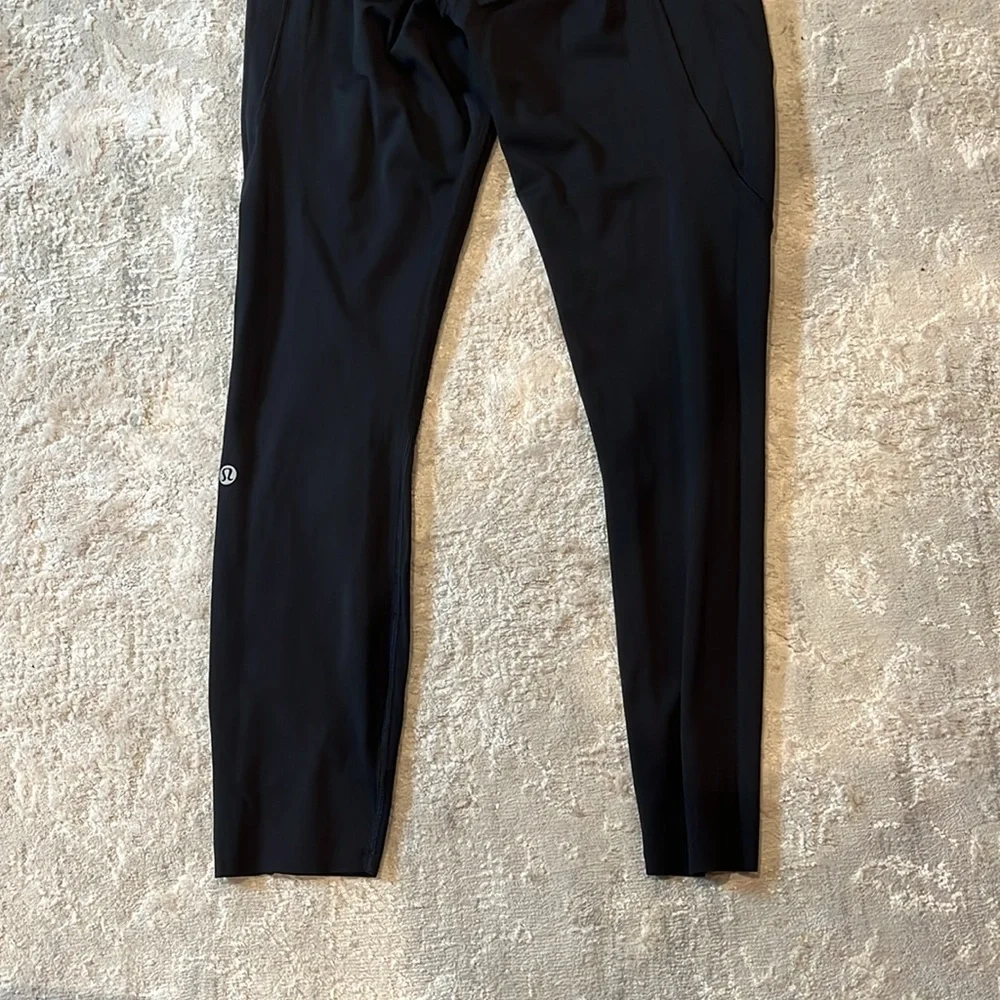 Lululemon size 2 capri leggings with pockets in black. Lightly worn. - Picture 2 of 2